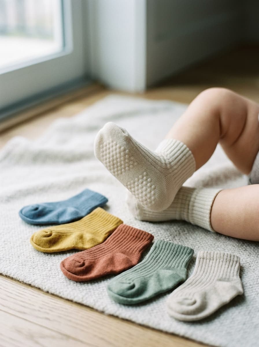 Anti-Slip Baby Socks (5-Pack)