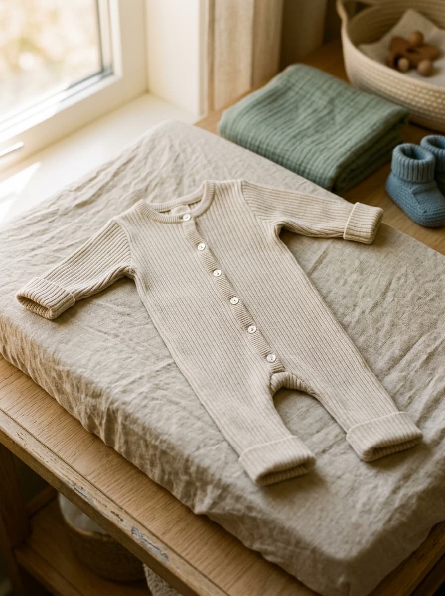 Organic Cotton Baby Romper